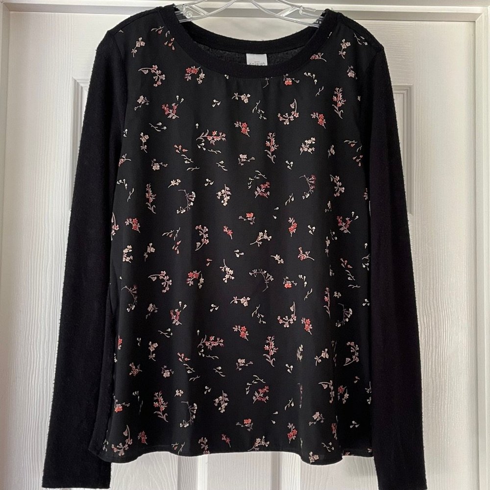 Kaileigh mixed material sweater, M